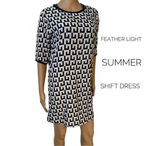 Shift Dress Lightweight Breathable Classic Simple Elegant